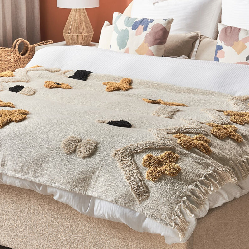 Tuft Tale III Tufted Cotton Throw