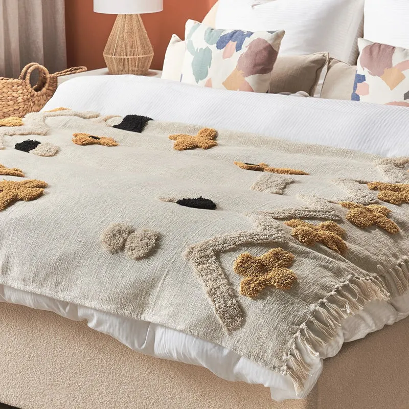 Tuft Tale III Tufted Cotton Throw media 1