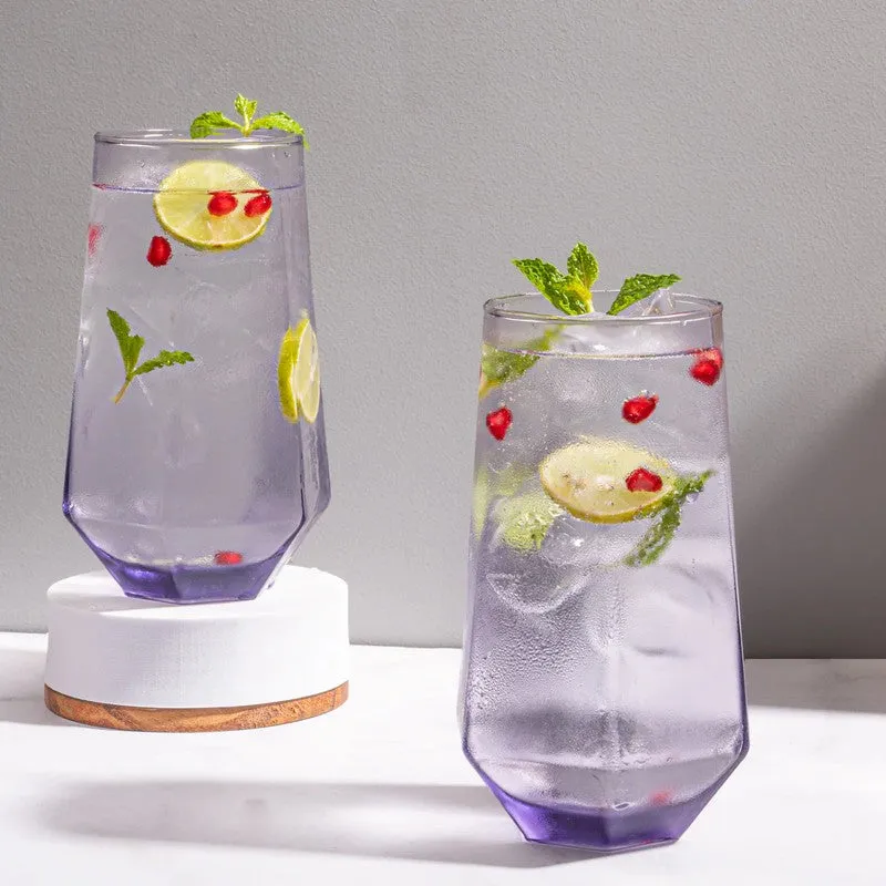 Spherical Mojito Glasses (Transparent,350 mL) - Set Of Six media 5