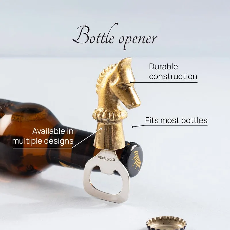 Hoof & Pop Stainless Steel Bottle Opener - Gold media 3