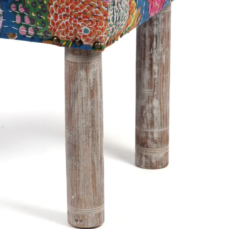 Evaro Sheesham Wooden Bench - Multicolor media 6