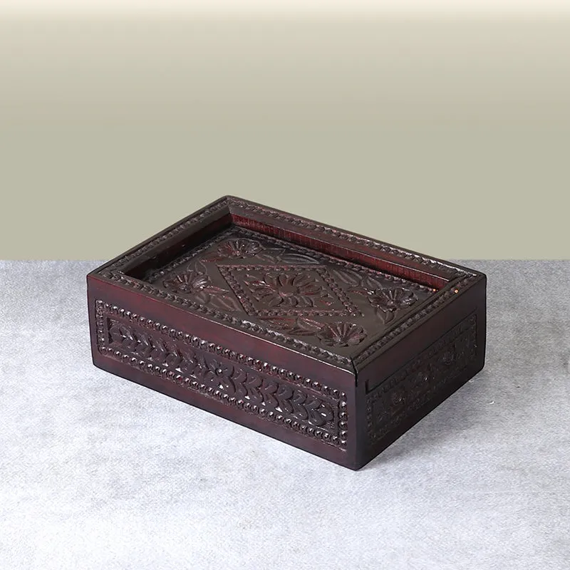 Layra Mango Wood Masala Box media 7