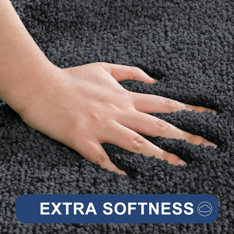Nuo Luxe Bath Mat - Charcoal media 4