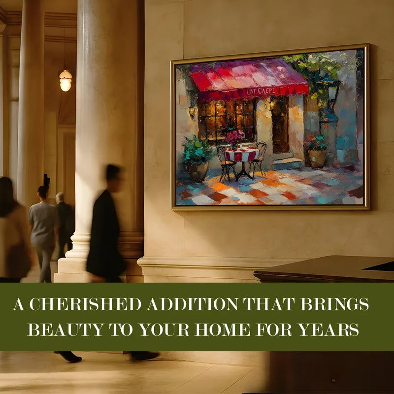 Boulevard Canvas Wall Painting With Frame media 7