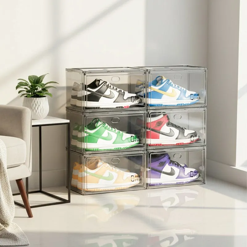Pair Keep Shoe Rack (White) - Set Of Six media 1