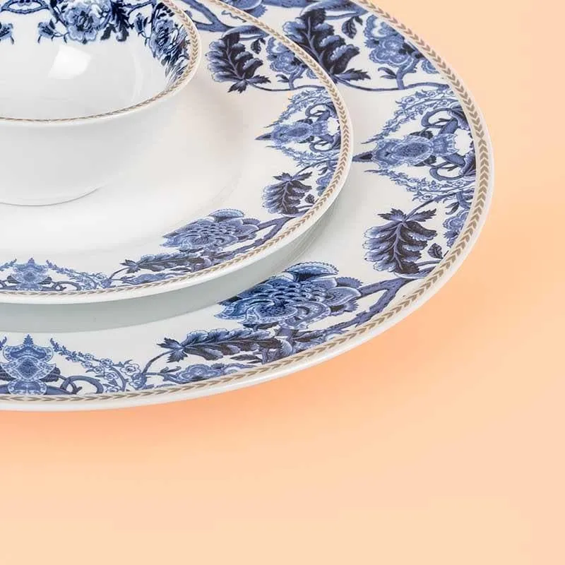 Blue Edelweiss Dinner Set - 18 Piece Set media 3