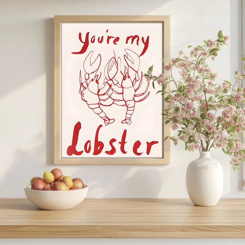 Lobster Studio Archival Canvas Wall Art - Brown media 1