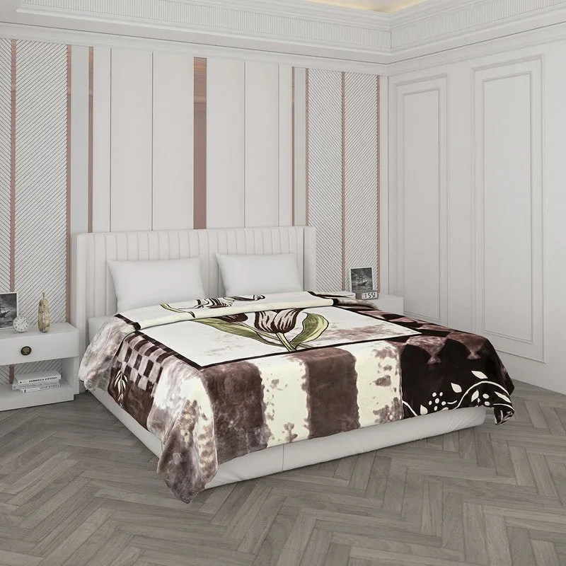 Monte Carlo Earthy Elegance I Blanket - 1000 GSM media 1