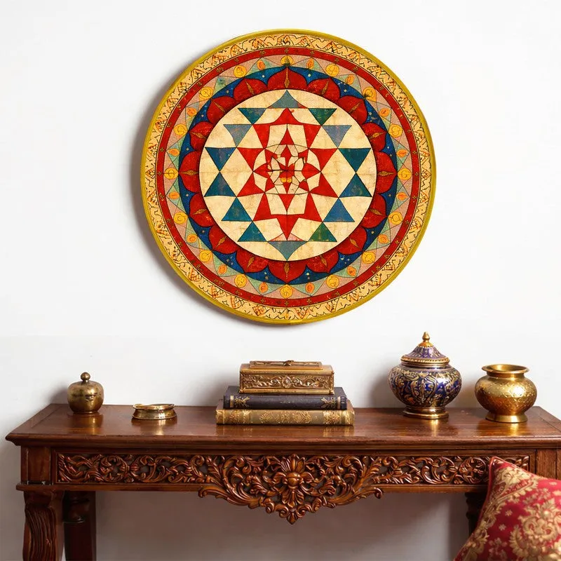 Geometric Mandala Paper Wall Art media 5