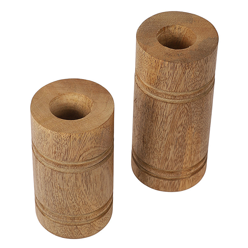 Kindra Mango Wood Candle - Set Of Three media 4