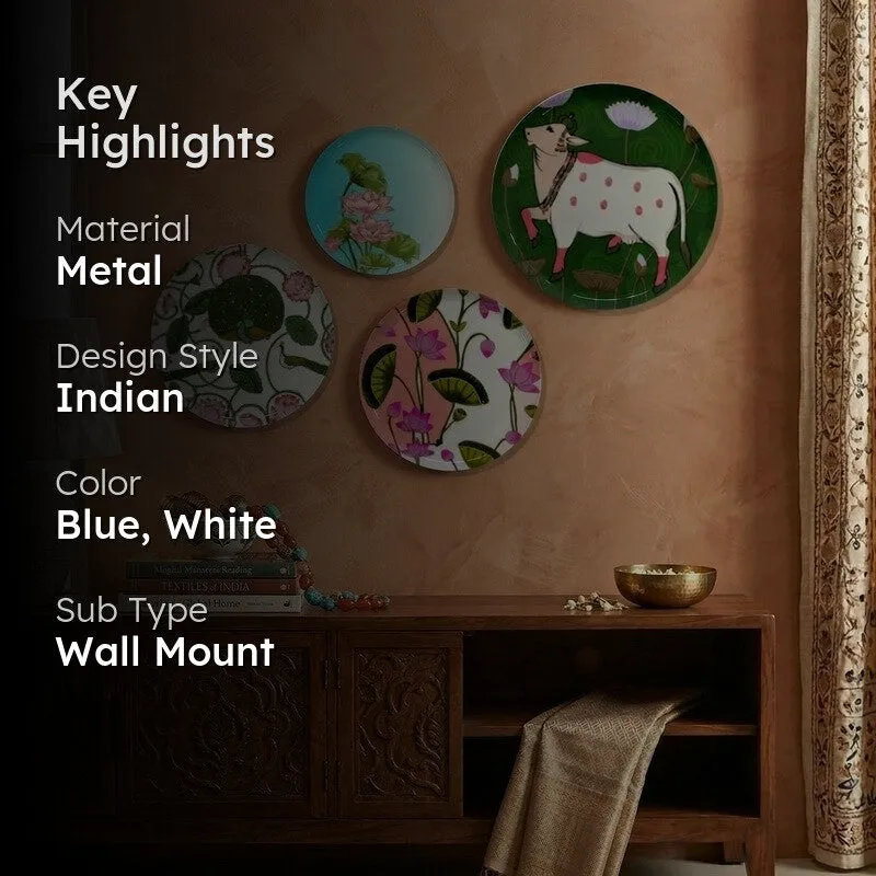 Garden Muse Metal Wall Plates - Set of Four media 2