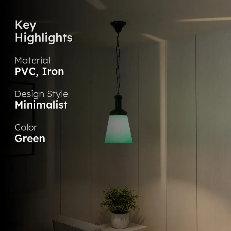 Contrast PVC Ceiling Lamp - Green media 2