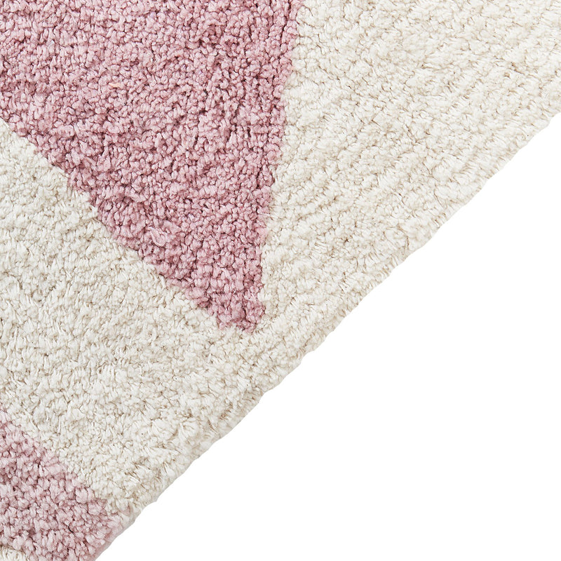 Plush Peak II Tufted Cotton Area Rug - Pink media 4