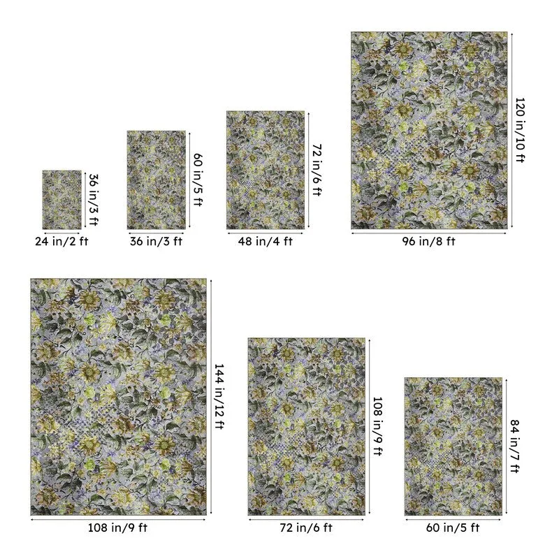 Sumaya Floral Carpet - Grey media 13
