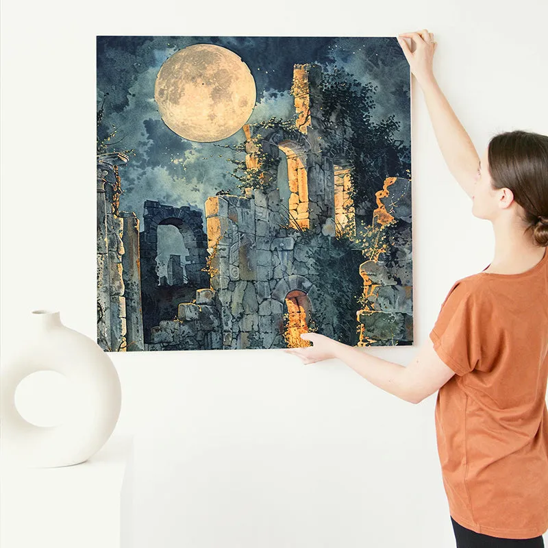 Ruins Of Past Canvas Wall Art media 6