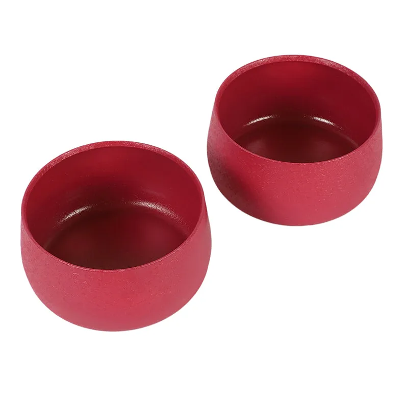 Chlo Iron Planter (Maroon) - Set Of Two media 4