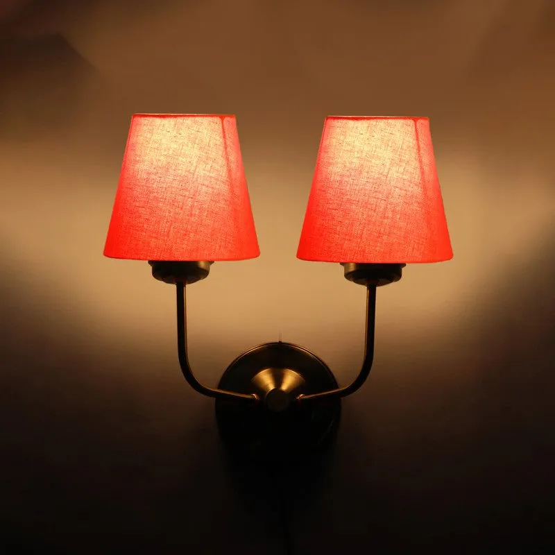 Lumoire Duo Cone Metal Wall Lamp - Gold,Orange media 7