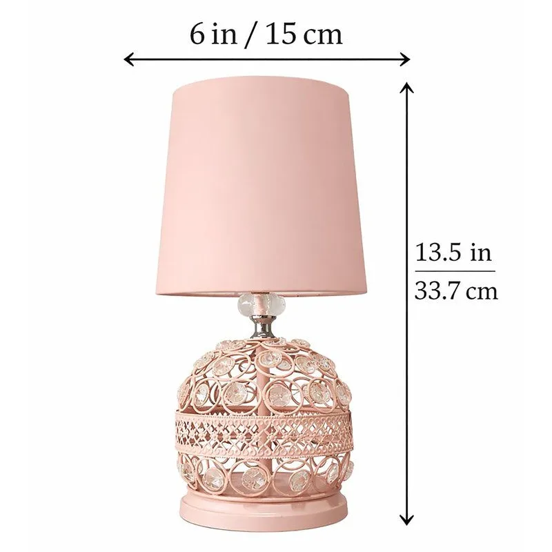 DomeNest Metal Table Lamp - Pink media 8