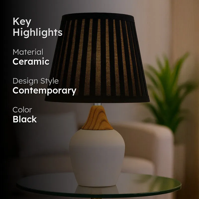 SpectraGlow Dynamic Ceramic Table Lamp - Black media 2
