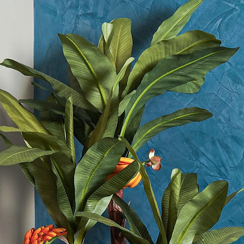 Fruita Artificial Banana Plant Without Pot - 3 Feet media 6