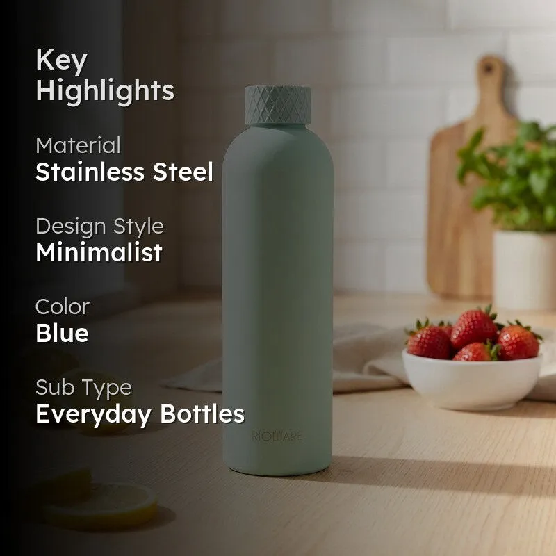 Rioware HydraLoop Water Bottle (Blue) - 750 mL media 2