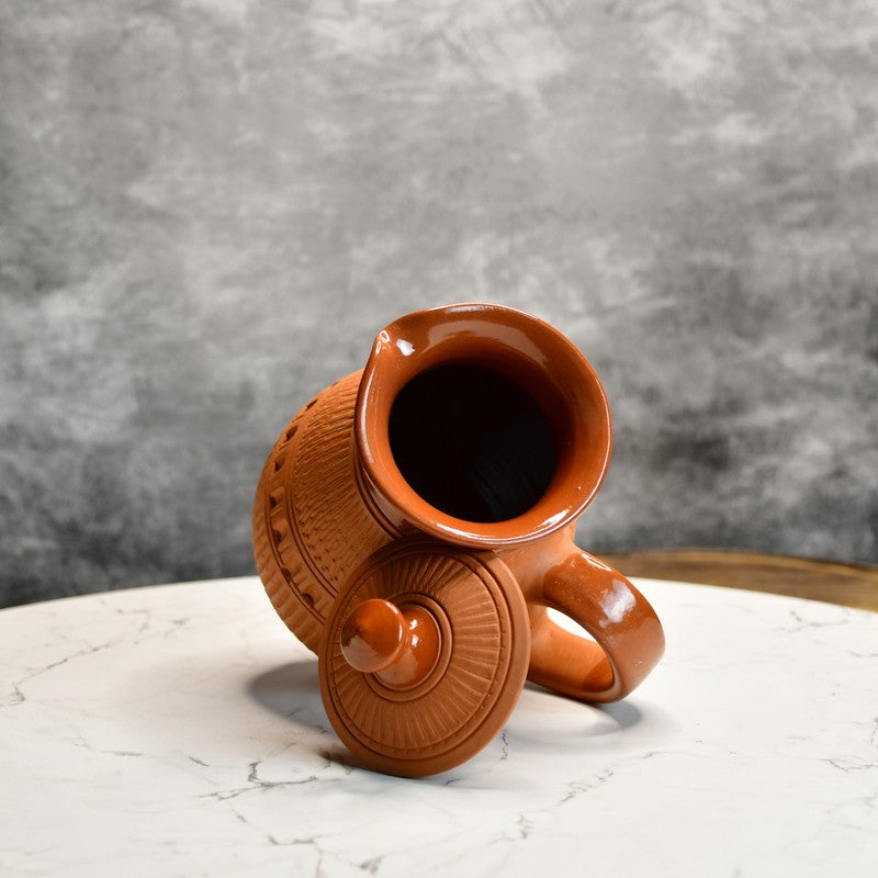 Glance Terracotta Jug with Glasses - Three Piece Set media 6
