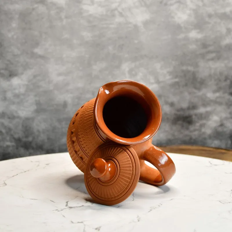 Glance Terracotta Jug with Glasses - Three Piece Set media 6