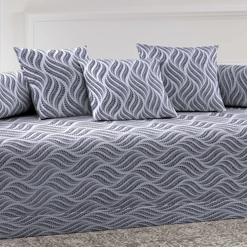 Murixa Printed Diwan Set - Six Piece Set media 3