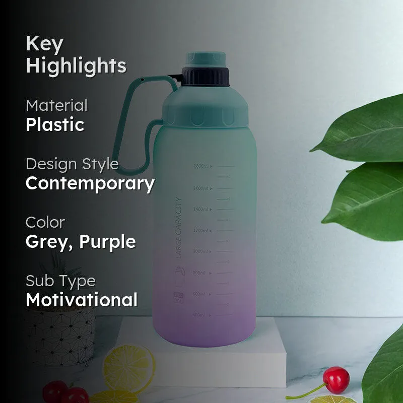 Ombre Pour Water Tumbler (Green,Purple) - 1.8 L media 2