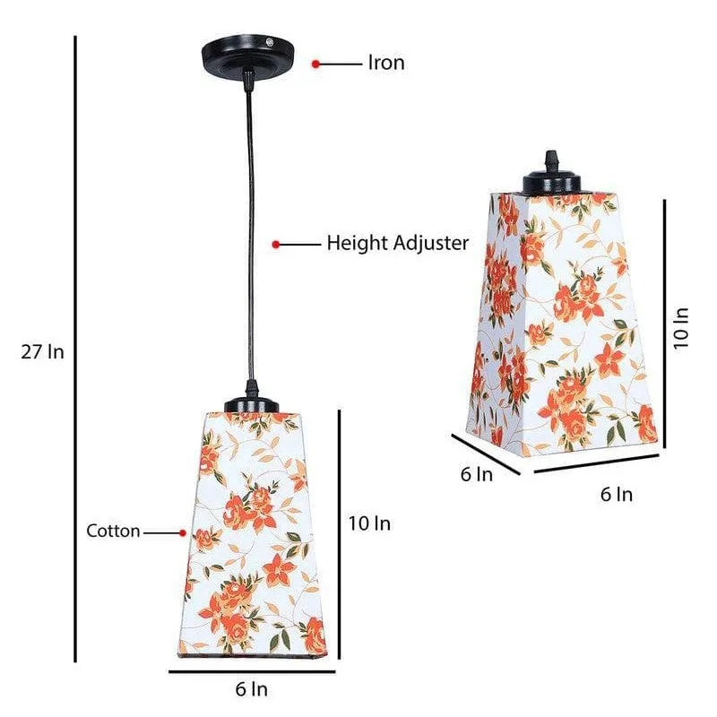 Phoolmati Fabric Ceiling Lamp media 8