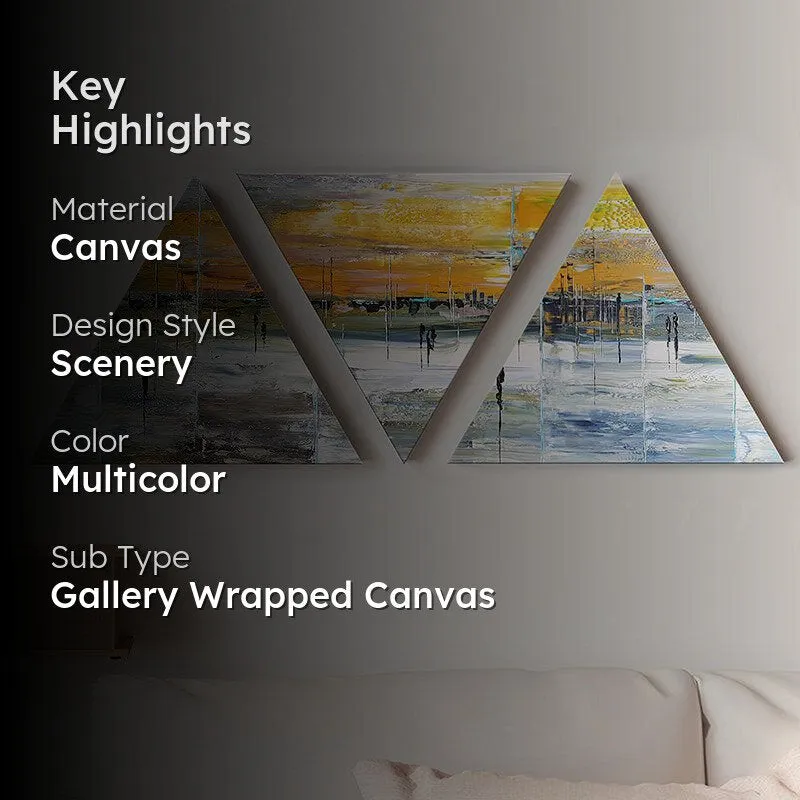 Neutral Vista Canvas Wall Art - Set Of Three media 2