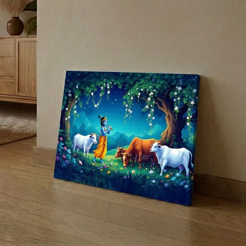 Kanha Blues Canvas Wall Art media 1