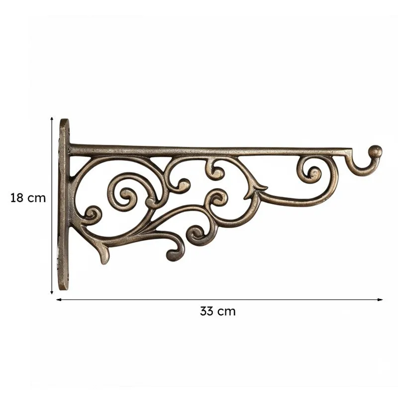 Wilme Vintage Wall Bracket - Antique Gold media 6