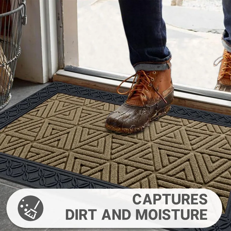 Coire Geo Coir Door Mats - Beige media 4