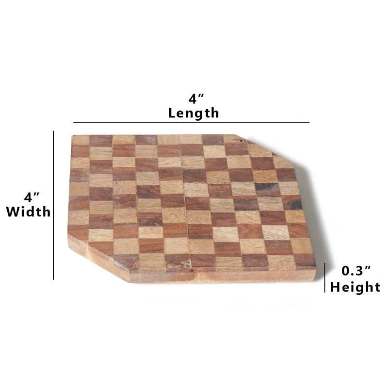 Timber Grid Coaster - Set Of Four media 6