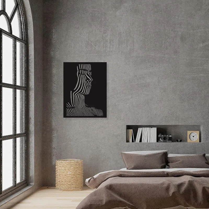 Illusive Lady Black Iron Wall Accent media 1