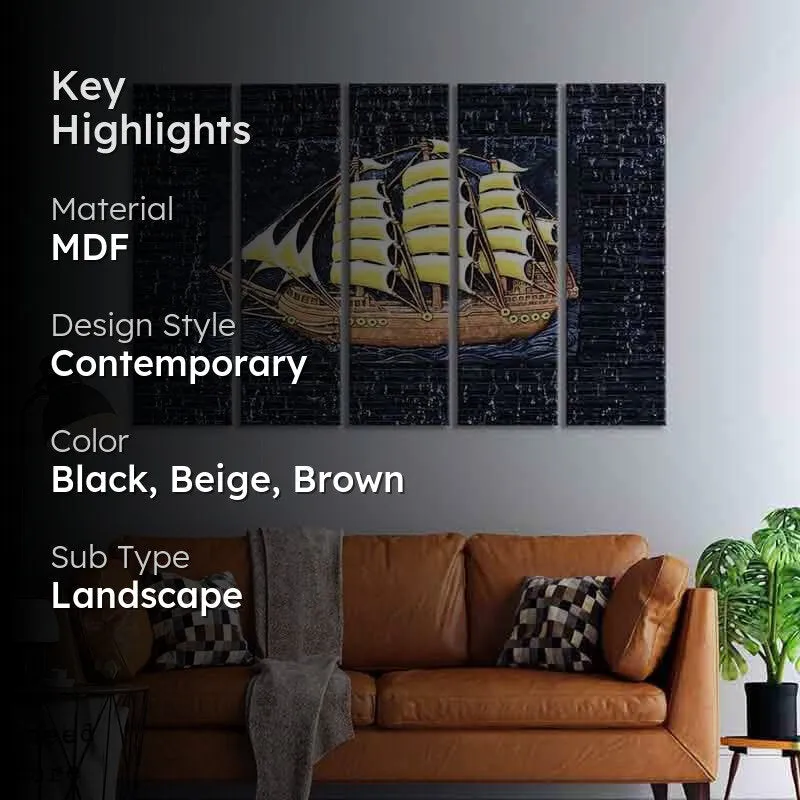 Sailor Wall Art - Set of Five media 2