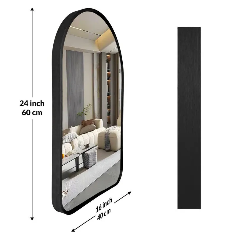 Clarion Arch Wall Mirror With Aluminium Frame - Black media 8