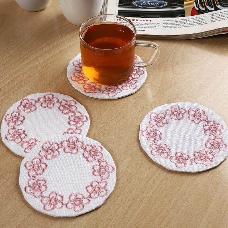 Flora Fringe II Coaster - Set Of Four media 1