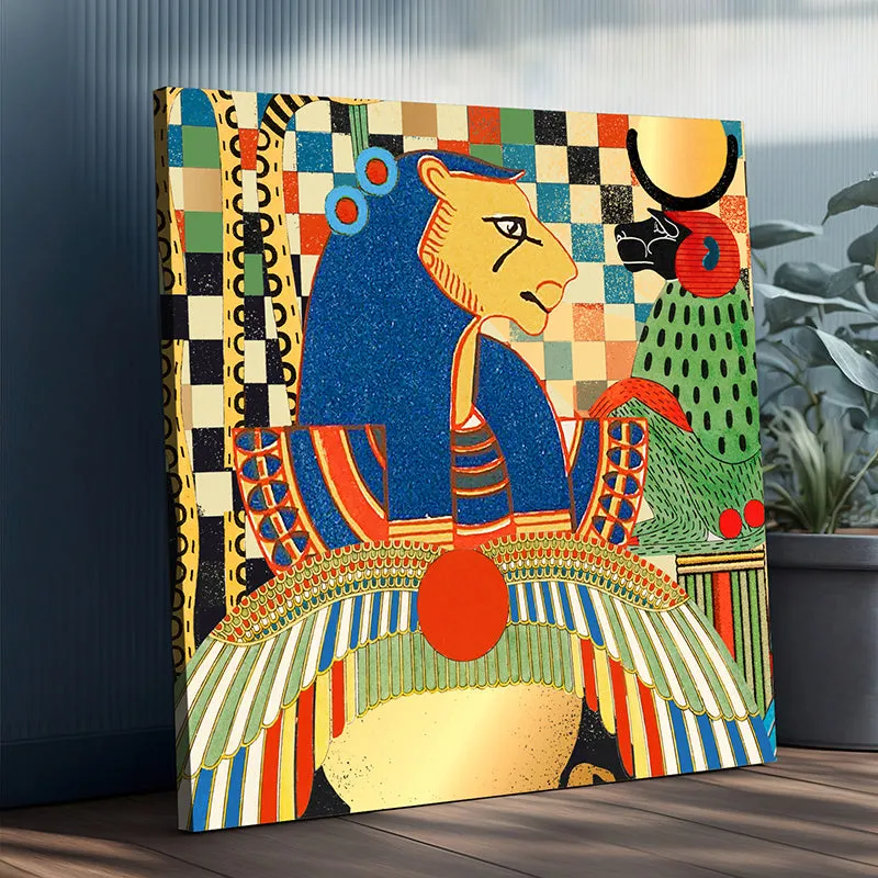 Egyptian Divinity Canvas Wall Art media 4