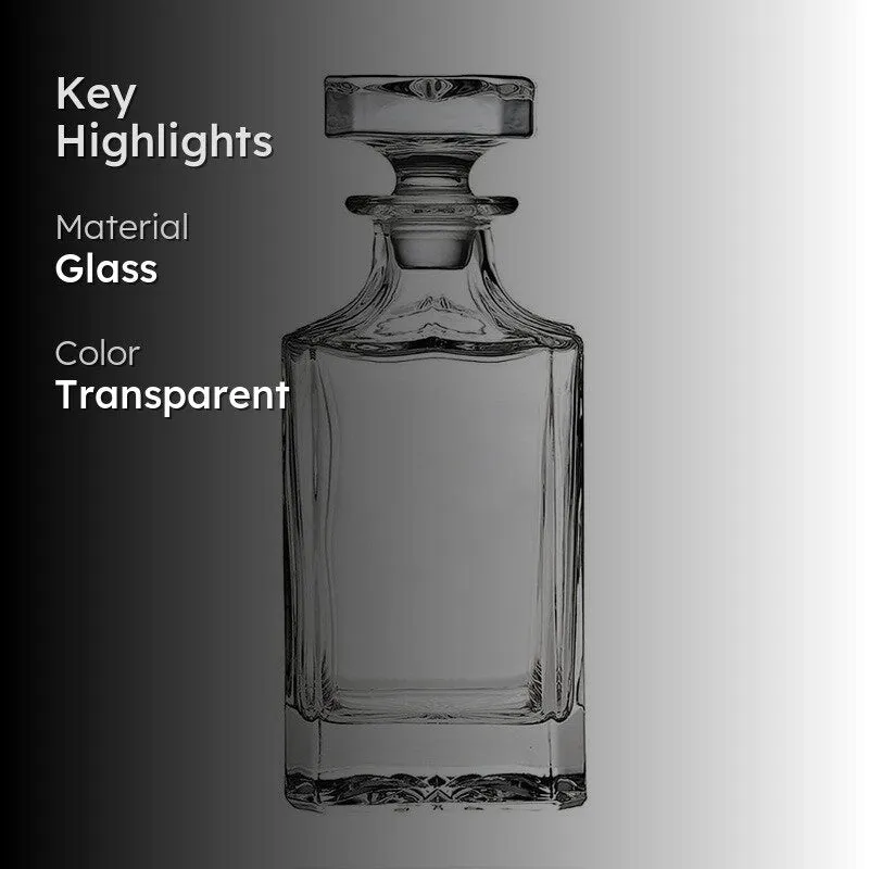 Montclair Crystal Whiskey Decanter - 700 ML media 2