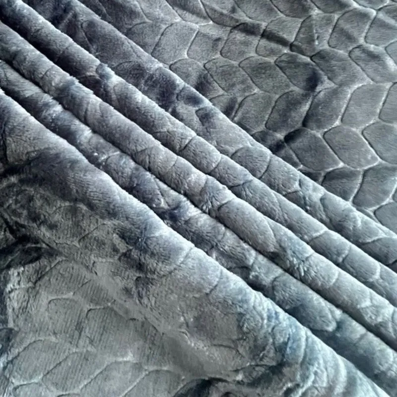Solida Wool Blankets (Charcoal) - 330 GSM media 4