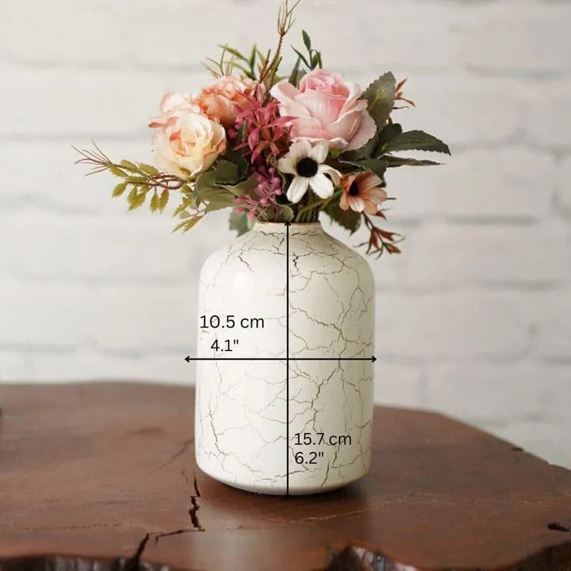 Hosanna Bottle Vase (White) - Set Of Two media 5