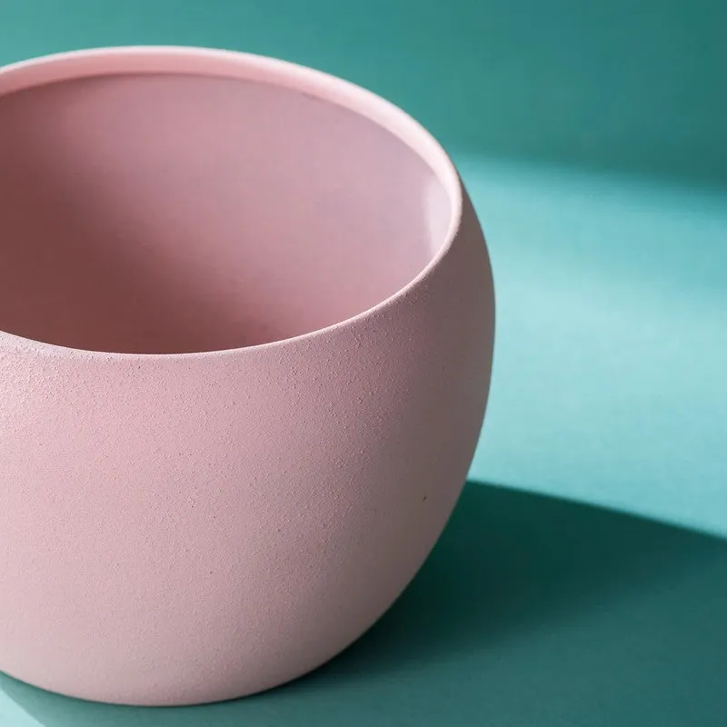 LeafNest Mild Steel Planter (Pink) - Set Of Three media 8