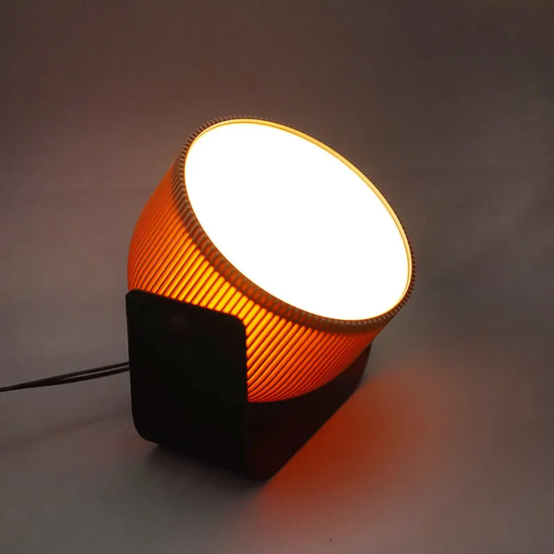 Sustain Luxe 3D Printed LED Table Lamp - Brown media 1