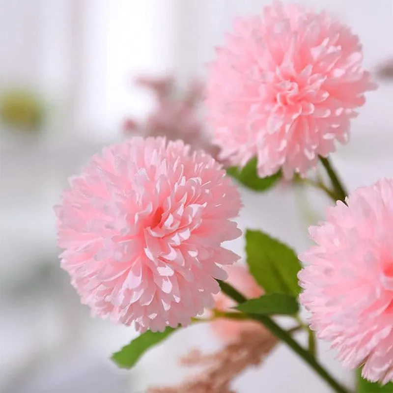 Eternal Blooms (Pink ) Lifelike Artificial Flowers - Set Of Two media 4