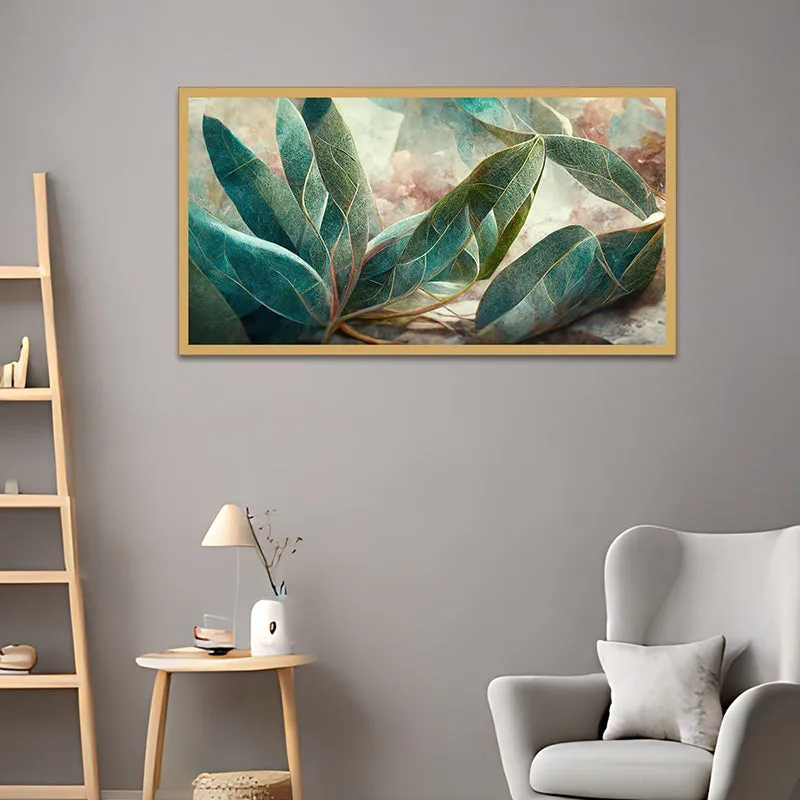 Wisp Of Leaves Canvas Wall Painting media 6