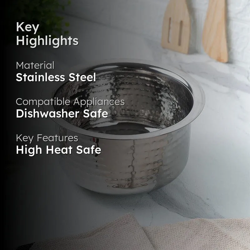 Sizzle Stainless Steel Pateela - 1450 ML / 7 Inches - 2