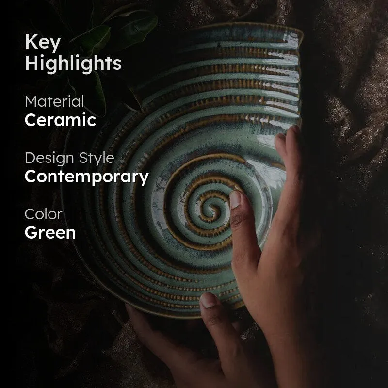 Lexira Spirno Handmade Ceramic Platter media 2