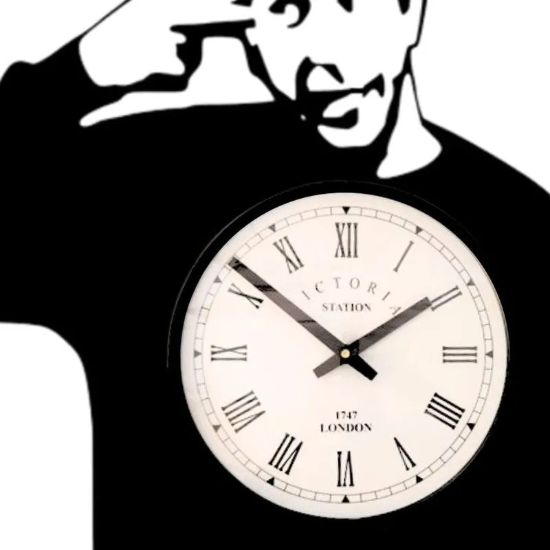 Attitude Steel Analog Wall Clock - Black media 5